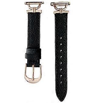 Luxury Black 18mm Smartwatch Band with Professional Finish, Durable Strap for Everyday Wear