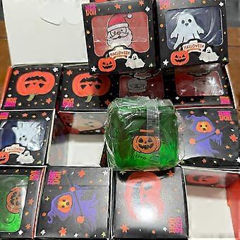 5.5cm Christmas Stress Cube Glitter Fidget Sensory Squishy Toy, Slow Rising Ice Cube Sugar Squeeze Ball for Kids Adults, Ideal for Party Favors