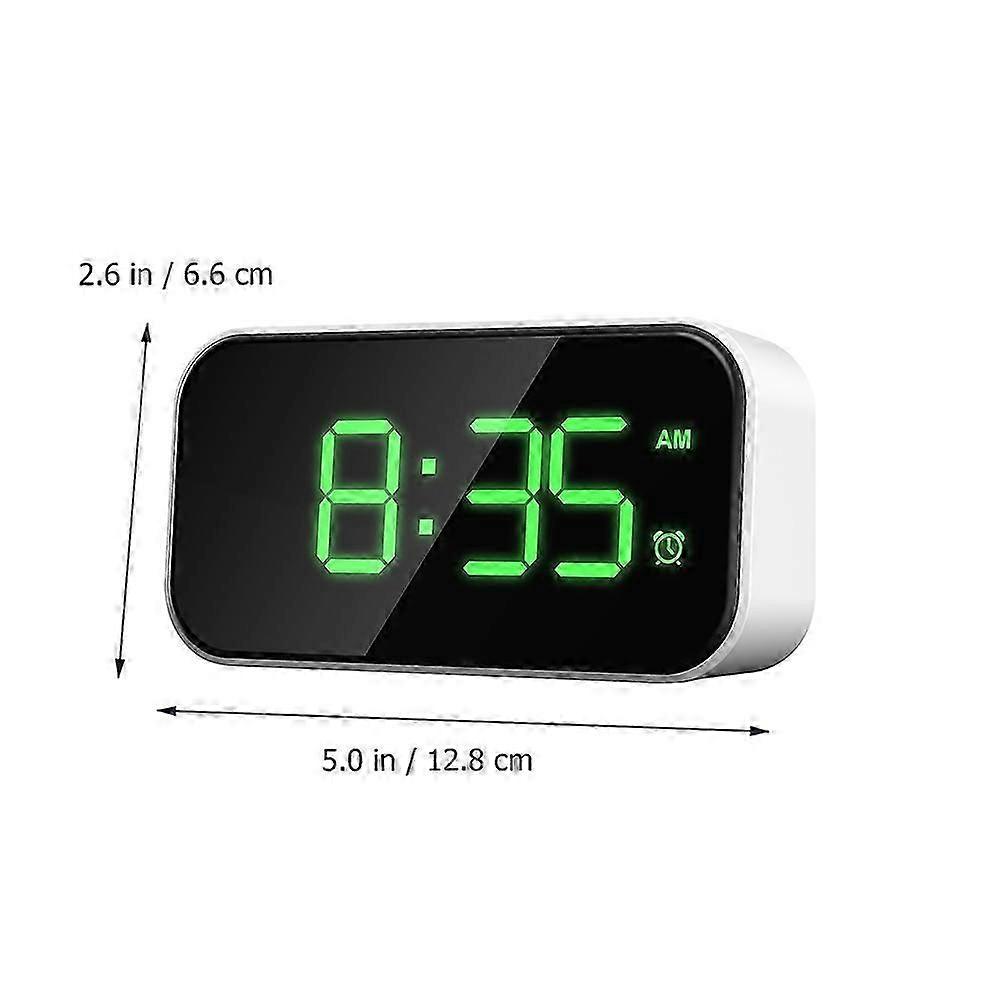 USB Charging Full Screen Alarm Clock Bedrooms Desk Delicate Compact Clock