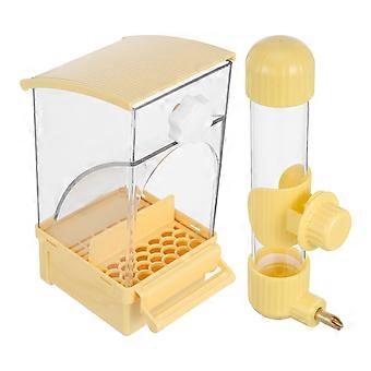 Parrot Feeder Bird Food Container 1Set with Automatic Water Dispenser for Birds