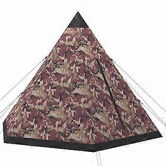 vidaXL Tent 4-persoons Meerkleurig Kampeertent Campingtent meerdere kleuren