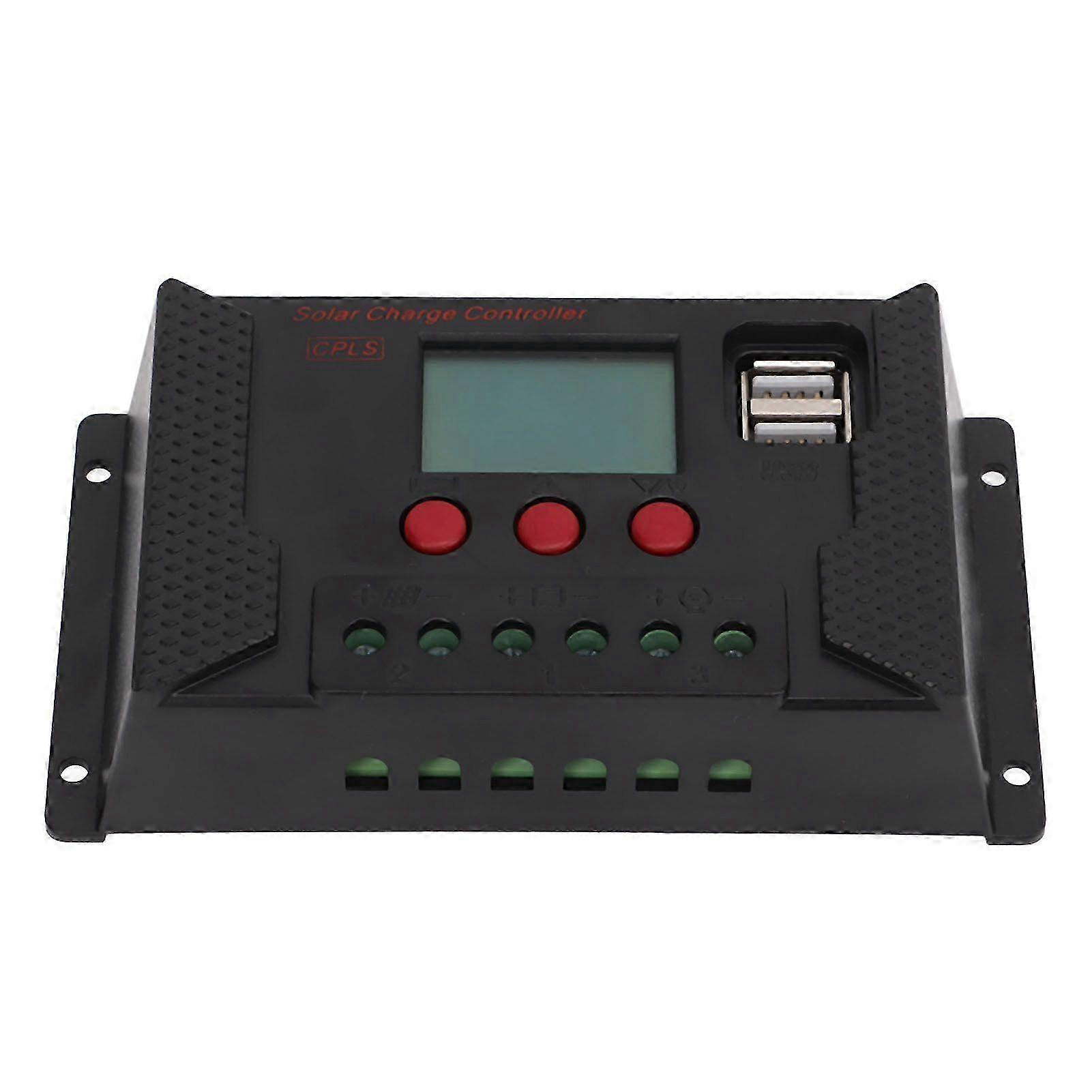 LCD PWM Solar Charge Controller 12V 24V Automatic Recognition Solar PV Charge Controller