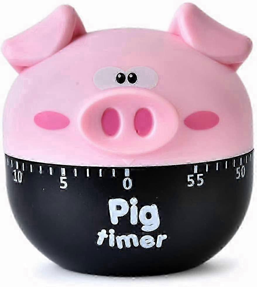 Kitchen Mechanical Timer Pig Shape compatible with Home Baking Yoga