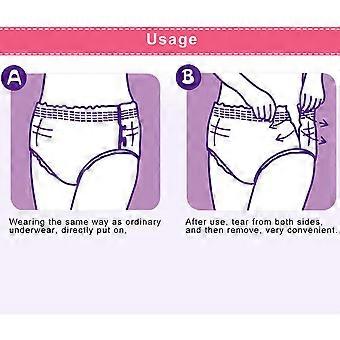 3pcs/Bag Night Use Sanitary Pads Briefs Disposable Menstrual Underwear Maxi Overnight Pantyliner Feminine CareFree Size