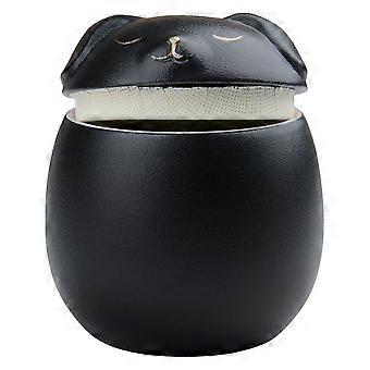 Ceramic Dog Shaped Pet Urn Household Cat Ashes Urn Convenient Holder