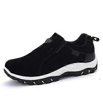 Herren Slip-On Wanderschuhe Lässige atmungsaktive Anti-Rutsch-Schuhe mit Gummisohle Modisch
