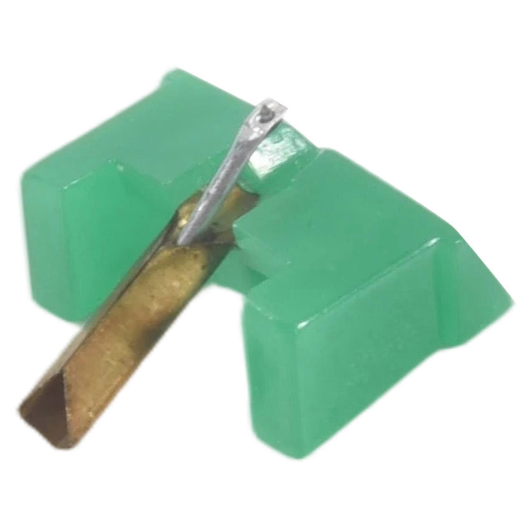 Replacement Stylus Compatible with Turntable Phonograph, Green, ABS Material