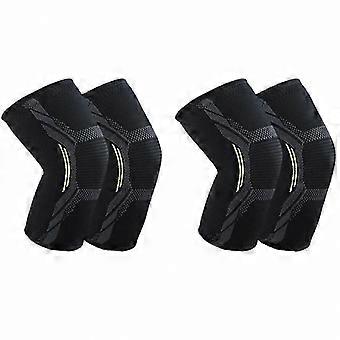 High Elastic Support Knee Pads, 2PCS for Basketball, Football, Volleyball & Training