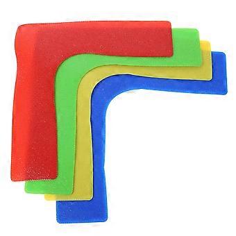 Sports Supplies Sticker Tennis Court Line Ground Line Label 8Pcs Set