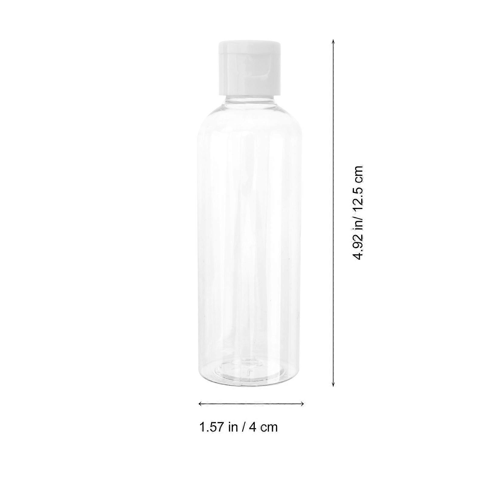 Transparent Plastic Storage Bottles for Cosmetic Use 10Pcs Refillable Containers