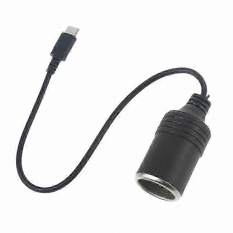 USB C PD to 12V Car Socket Power Cable Adapter for Devices