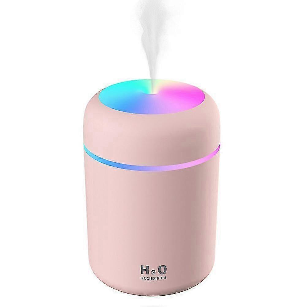 USB-Powered 300ml Humidifier with LED Light