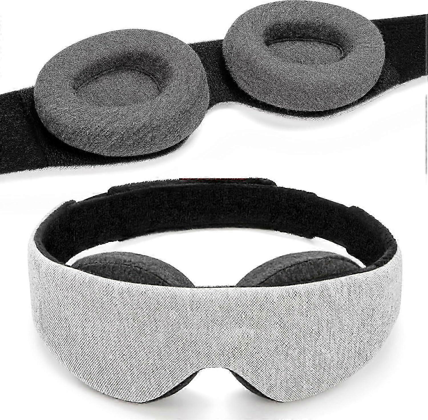Adjustable Conical Silk Sleep Mask