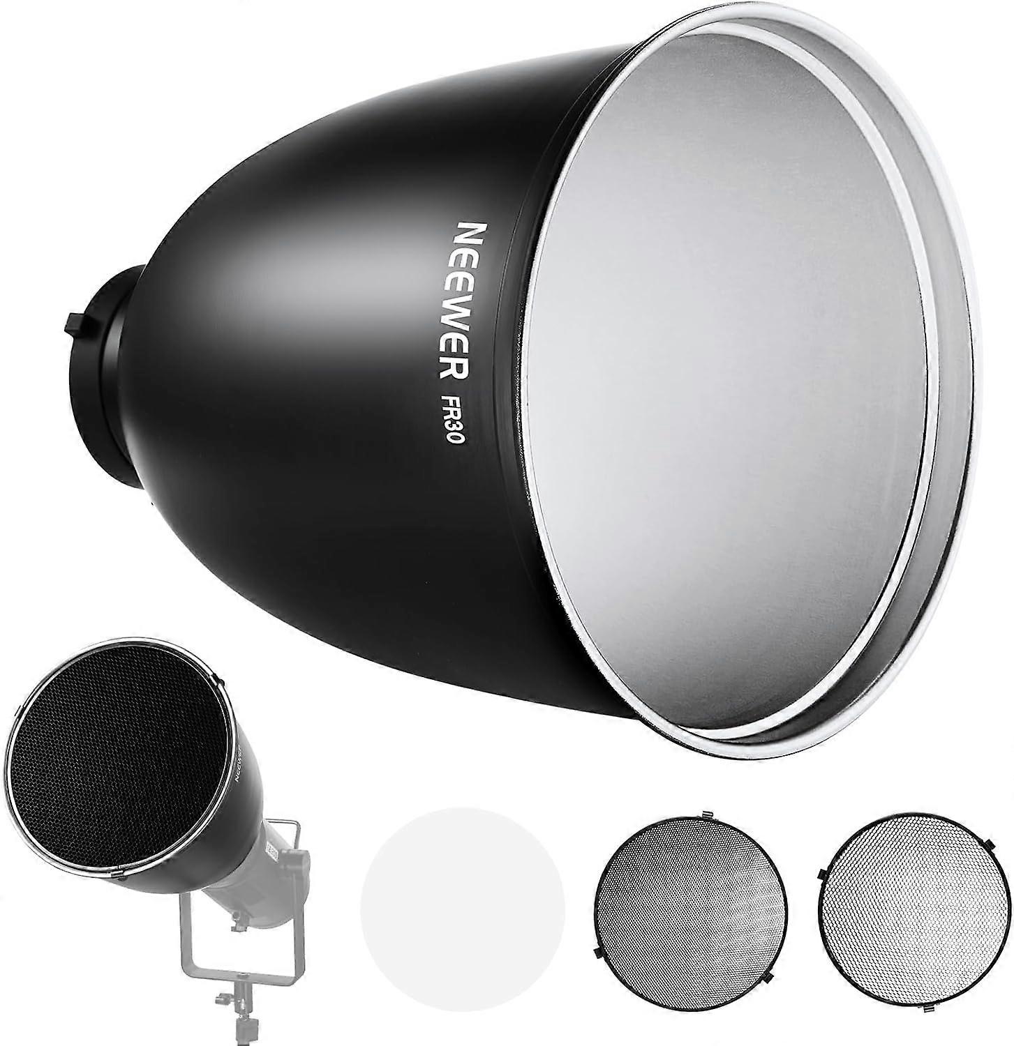 Diepe Focus Reflector - Studioreflector - Flitsreflector - Lichtkap - Diffuser