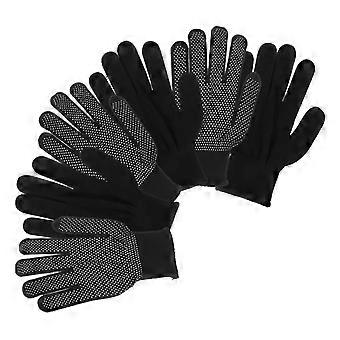 Lightweight Outdoor Gloves 3 Pairs, Breathable Work Gloves with Enhanced Grip for Cycling, Hiking and Gardening