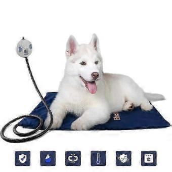 2026 Electric Pet Heating Pad Cosy Removable Cover Waterproof Dog Bed Mat 7 Level Adjustable Temperature Chew Resistant Cord
