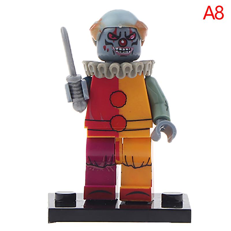 1x Halloween Series Terror Action Figures Building Blocks Puzzle Kids Toys Gift