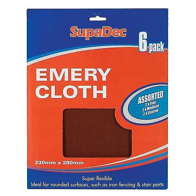SupaDec Emery Chiffons de nettoyage (paquet de 6)
