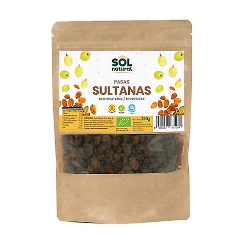 Organic sultana raisins 250 g