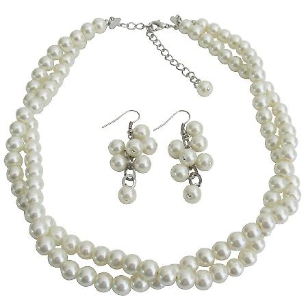 ivory pearl wedding jewelry