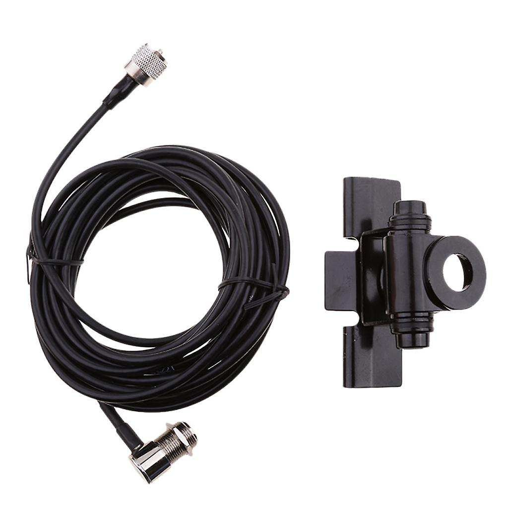 Mobile Radio Car Antenna Mount Adjustable Bracket + 5M Cable