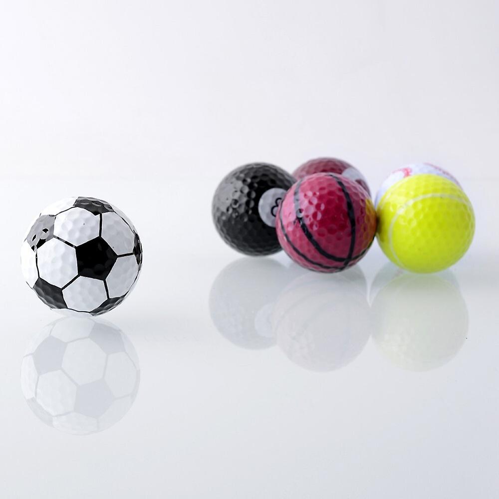 Novelty Golf ballen Pack van 6