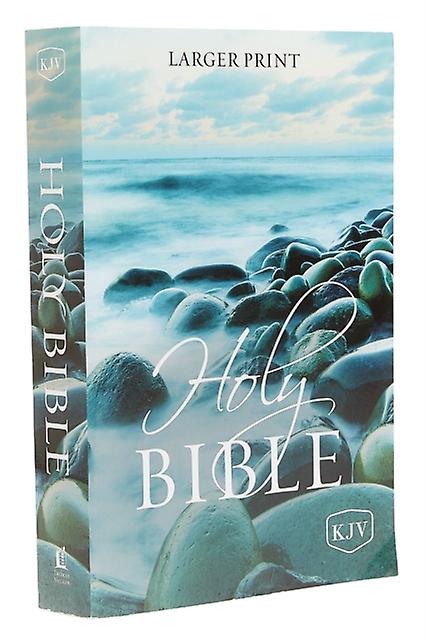Kjv Holy Bible Larger Print Paperback Comfort Print by Thomas Nelson Paperback Book