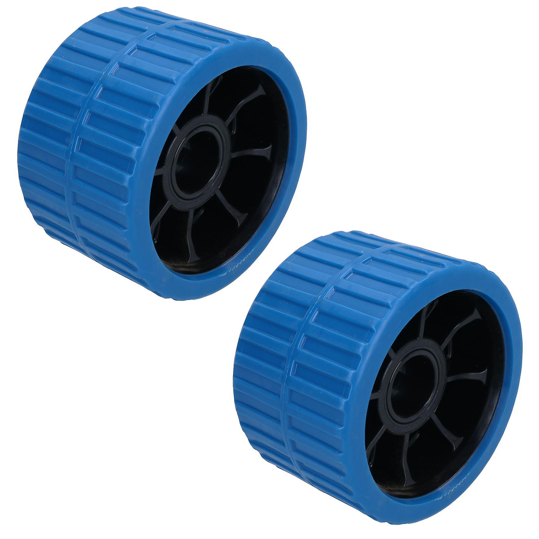 Boat / Jetski / Dinghy Trailer Ribbed Roller NON MARKING 26.5mm Bore 2 Pack