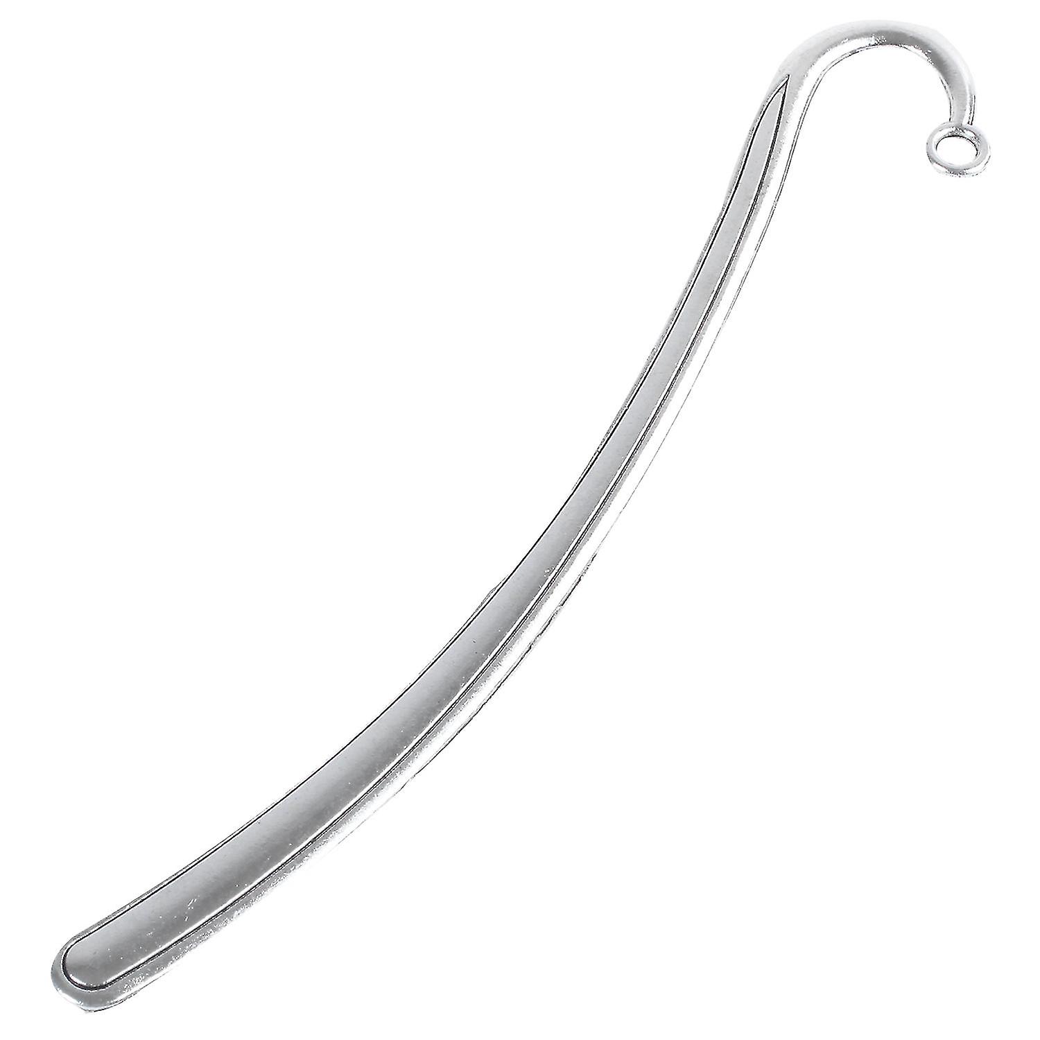 5 Pcs Silver Tone Blank Bookmarks 12.5cm