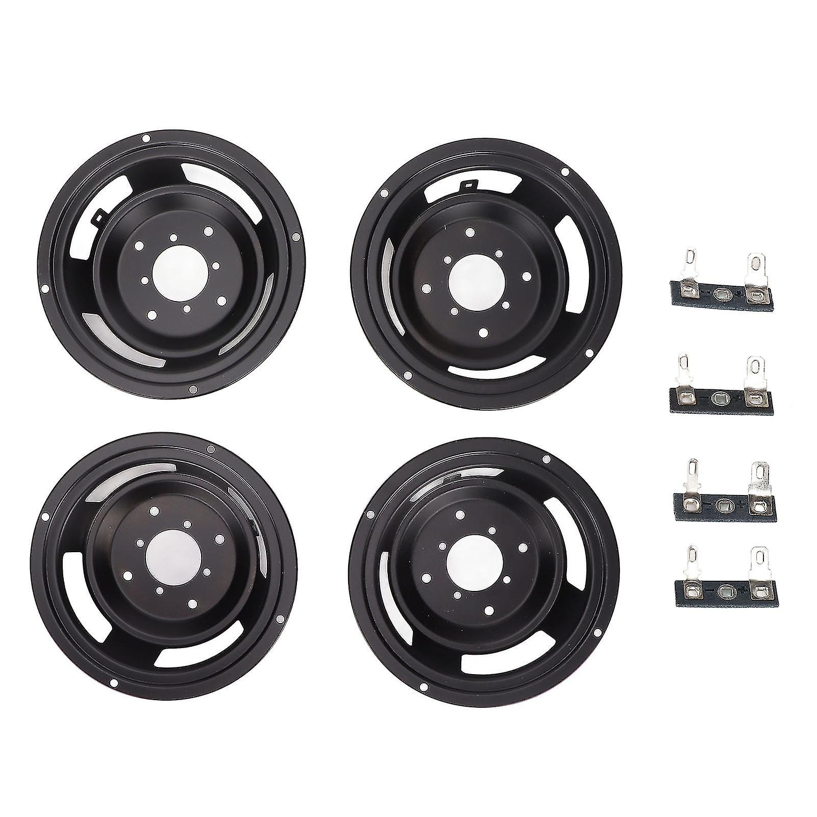 Lot de 4 supports de haut-parleur inversés de 5 pouces avec pattes de soudure pour haut-parleur à monter soi-même et réparation