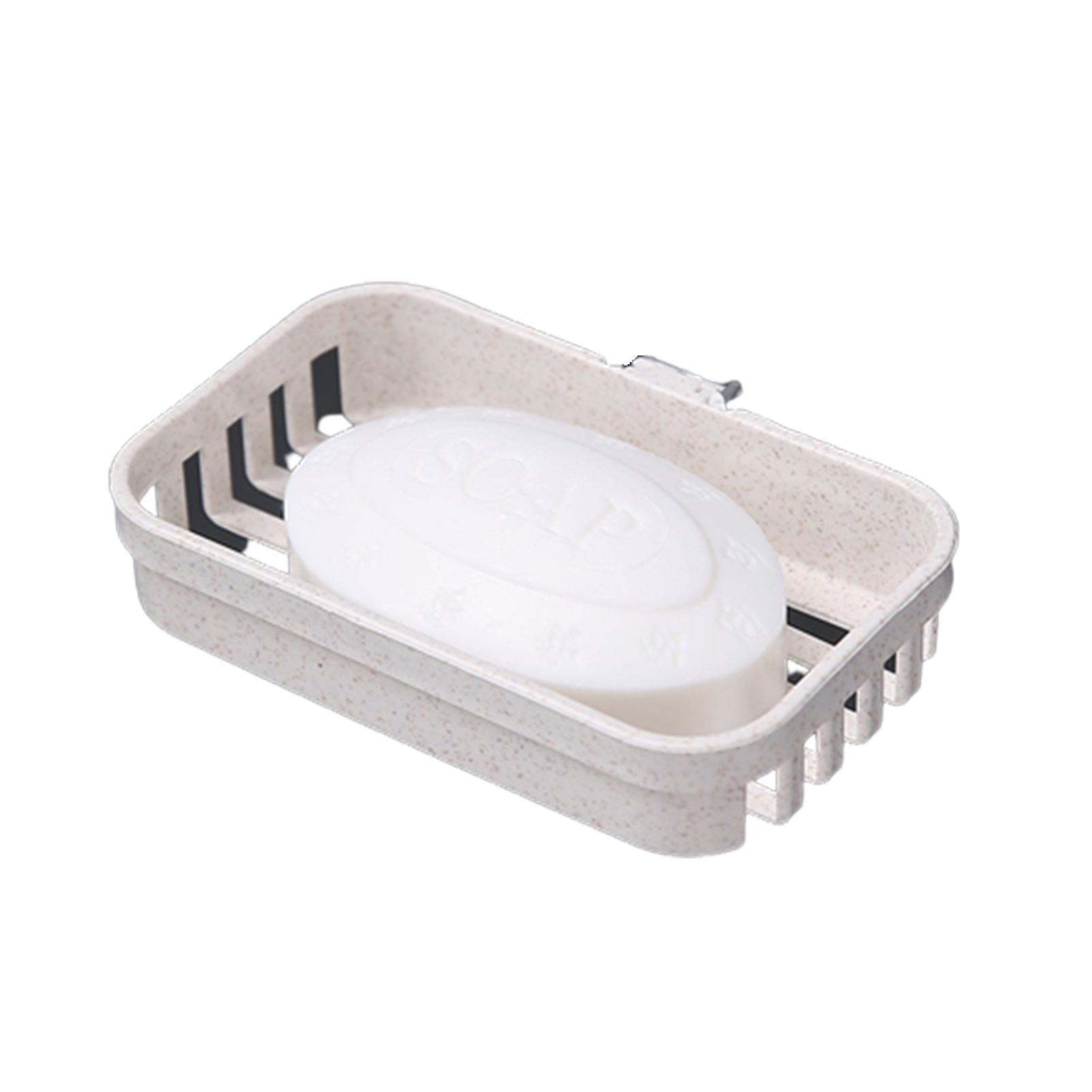 Soap Dishes Sponge Scrubber Box Solid Colors Drying Soap Dish