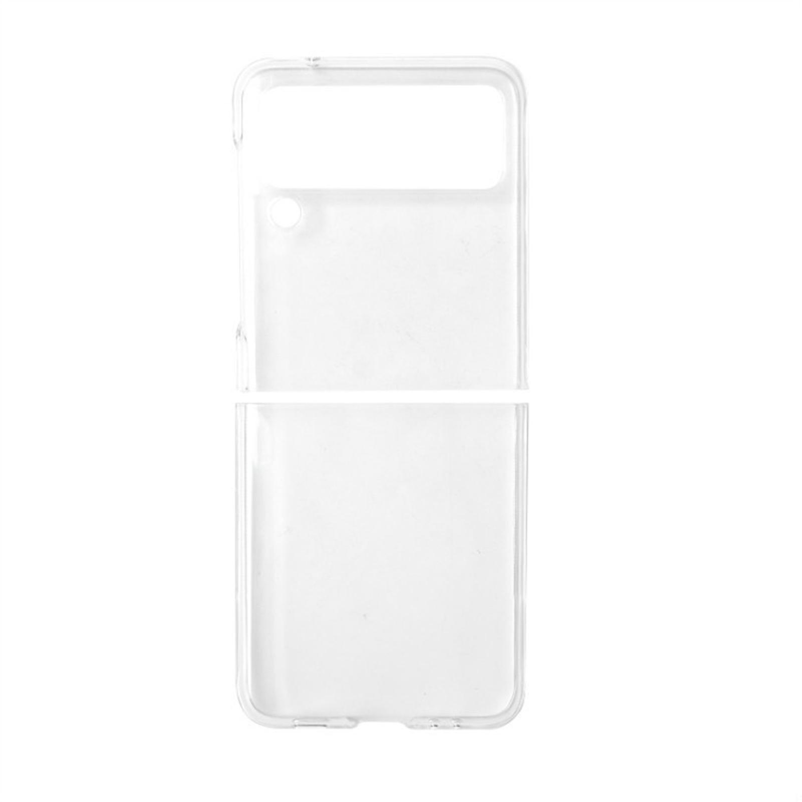Protective Cover High Transmittance Foldable PC Mobile Phone Protective Shell for Galaxy Z Flip3