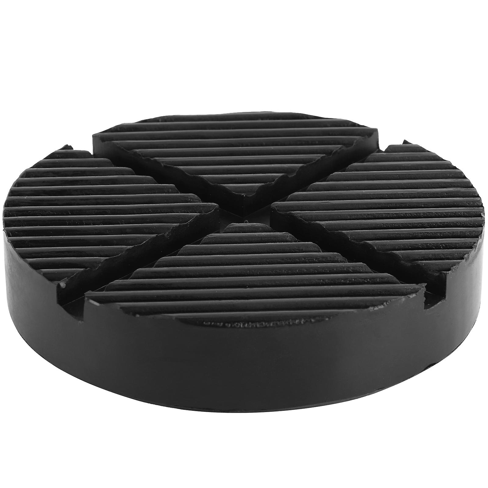 Universal Floor Jack Pad Adapter Slotted Jacking Lift Supporting Rubber Disk for Car SUV