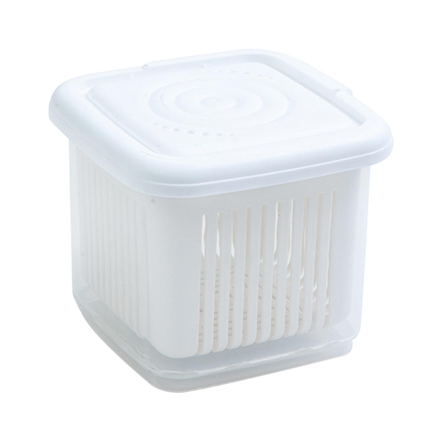 BoSaiD Storage Holder Multi-use Double Layer PP Kitchen Drainage Design Food Holder for Home