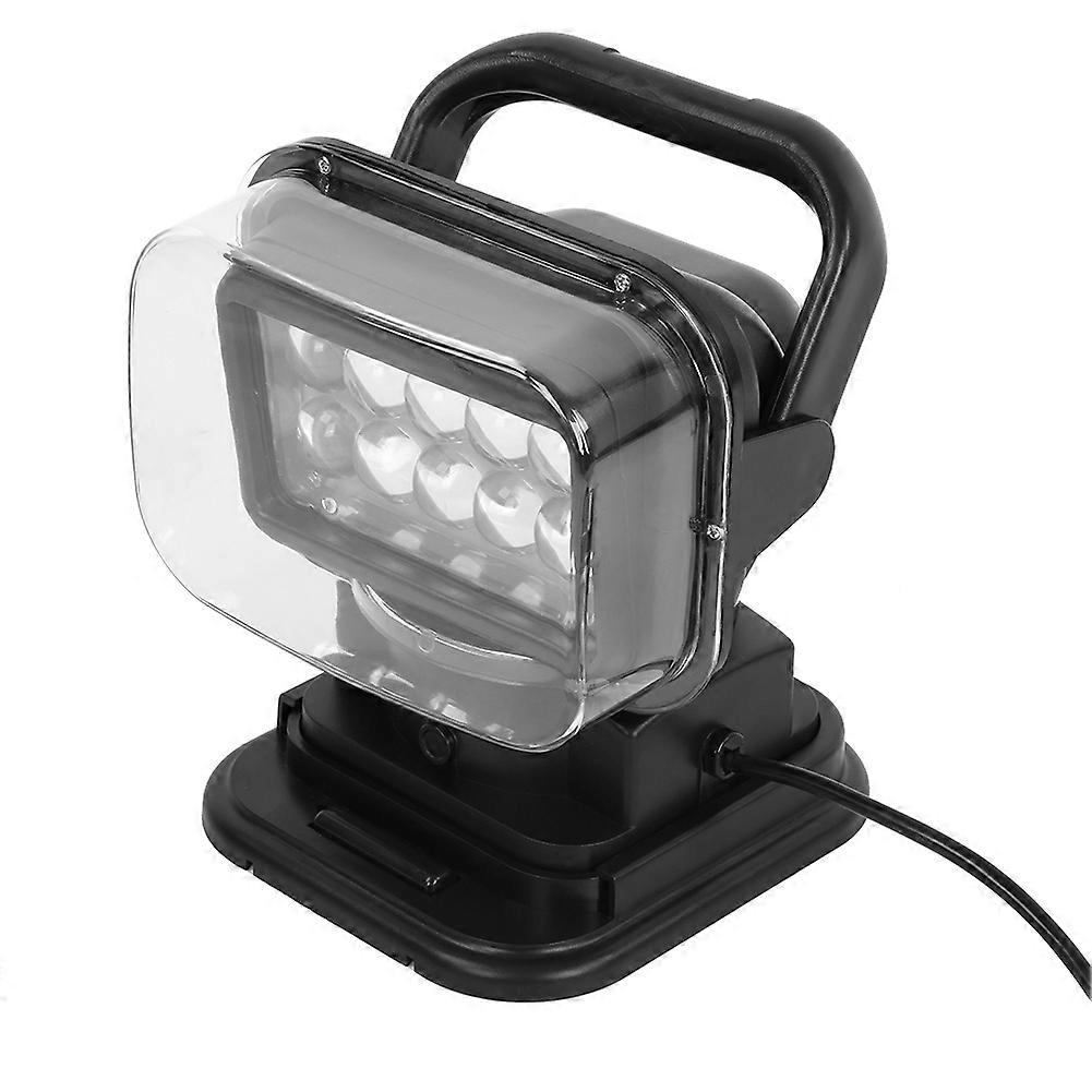50W LED Search Light with Remote and Magnetic Base 360 Degree Spot Lamp for Cars Universal