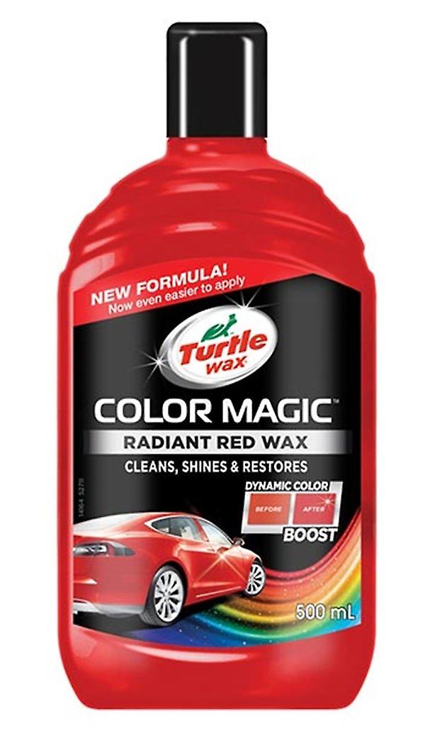 Turtle Wax 52711 Color Magic Paintwork Polish & Shine 500ml Red