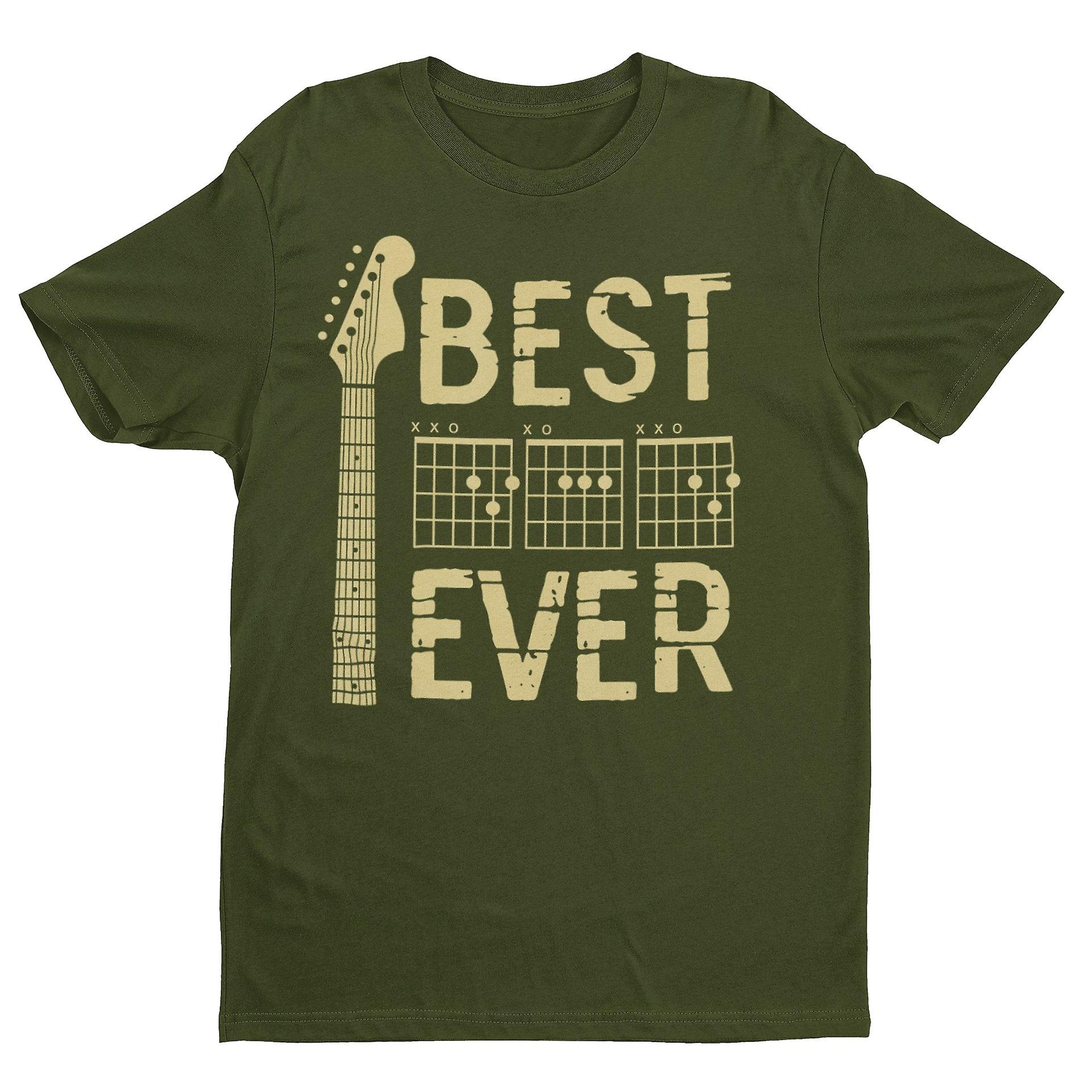 Best Dad Ever Dad In Chords Tab Guitar T Shirt Fathers Day Gift Idea Guitarist