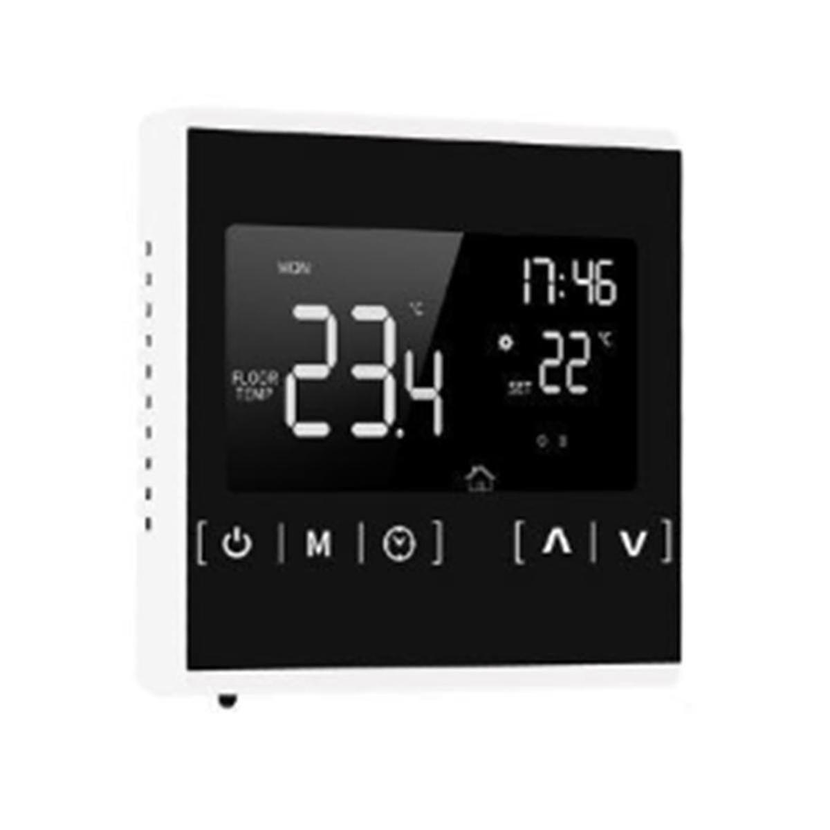 Lcd Touchscreen Thermostat Programmable Electric Floor Heating System Thermoregulator Ac 85-250v(wh