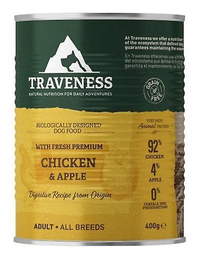 Traveness Huhn und Apfel Nassfutter für Hunde (Hunde , Hundefutter , Nassfutter)