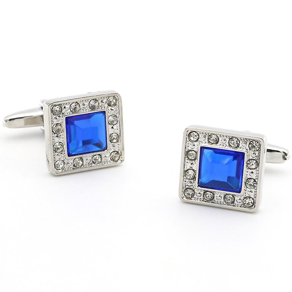 Crystal Cufflinks 28 Stone Designs, Copper Material
