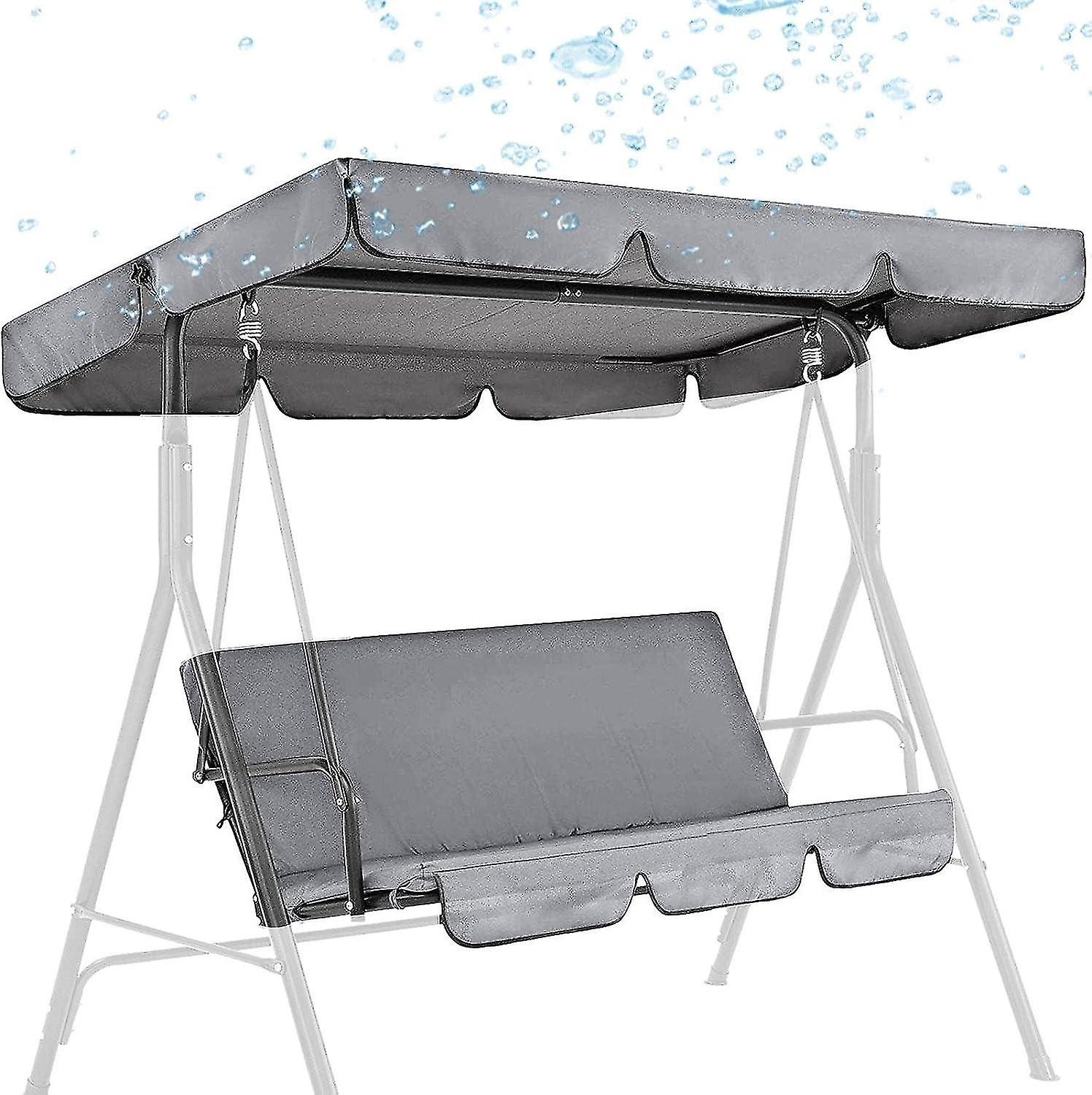 Outdoor Swing Cover for Gray, Oxford Cloth Swing Cover, Hammock Swing Glide Cover Garden Furniture C