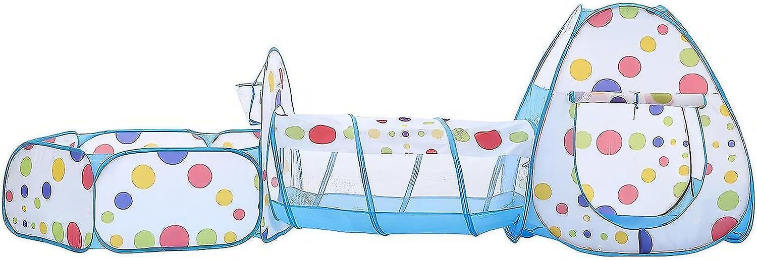 Kids Play Tent, Pop Up Tent For Indoor And Outdoor Adventure Games (Blue Adventure Tent)