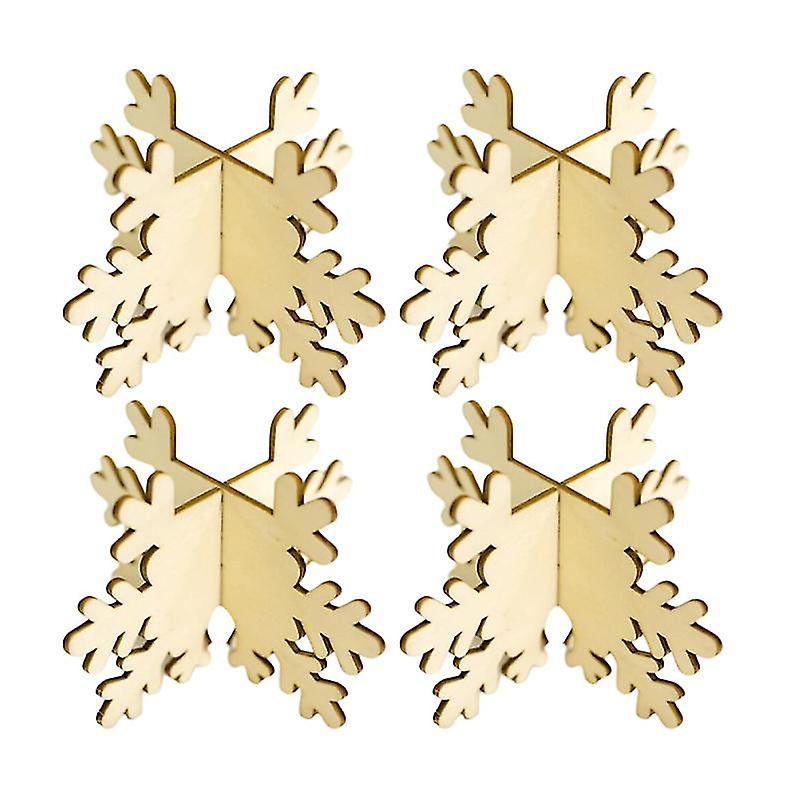12pcs Snowflake Shape Candlestick