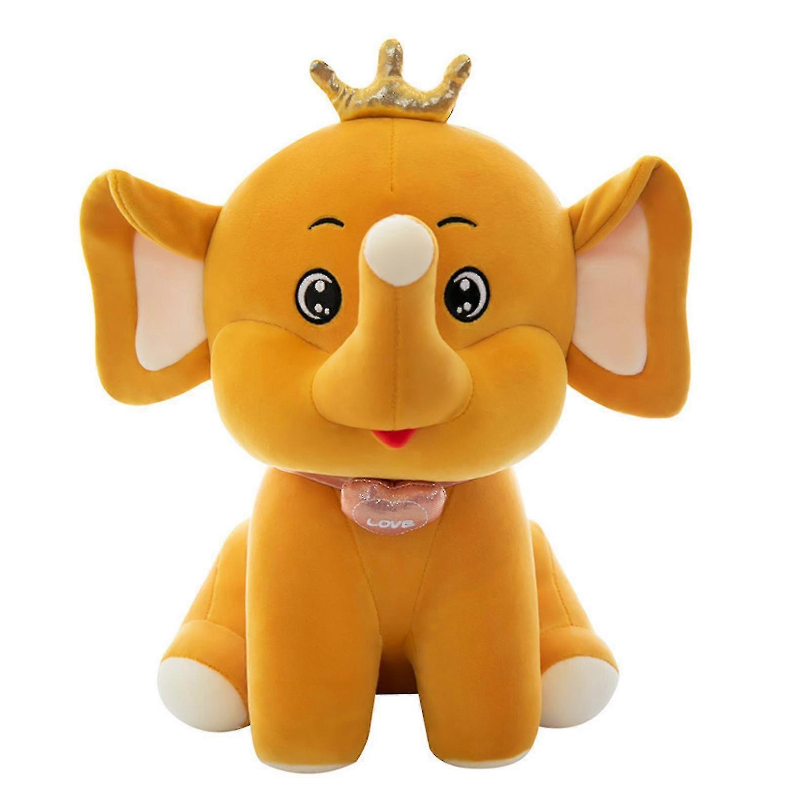 Cute Elephant Plush Pillows No Fading And Good Elasticity Plush Toy For Toddlers Children