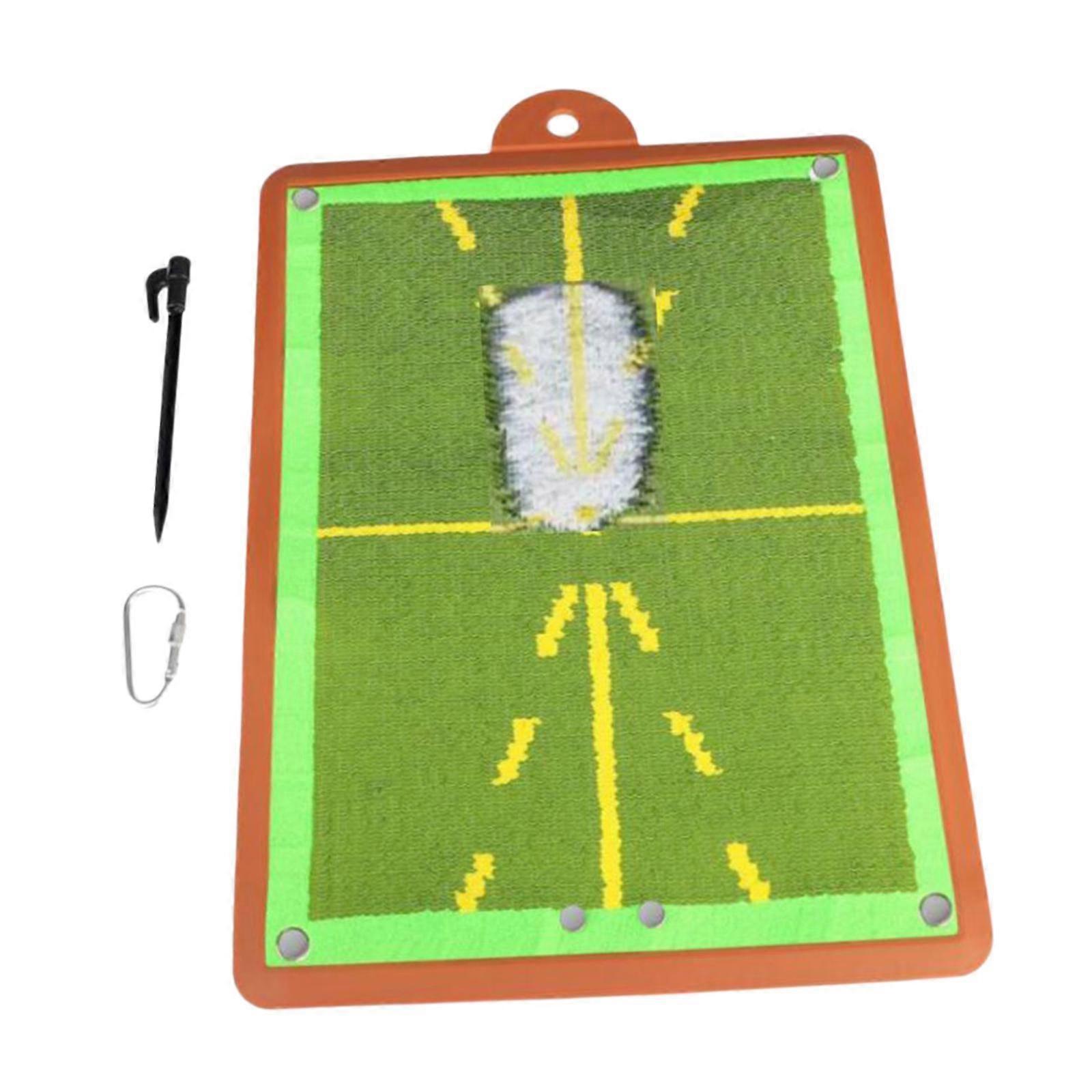 Golf Hitting Mat Swing Trainer Golf Training Mat for Office Backyard Golfing with Accessories
