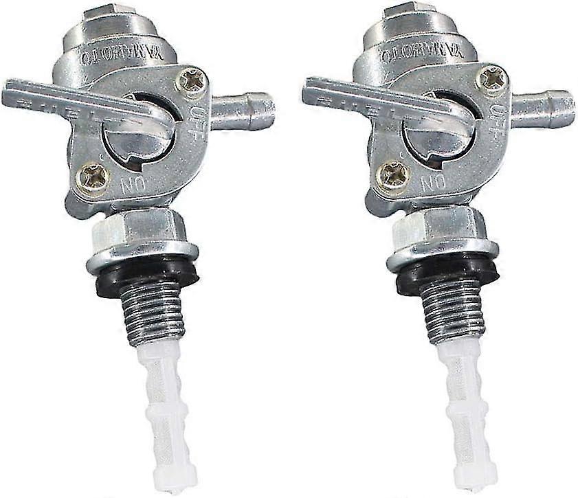 2x Universal gasoline tap M10 x 1.25 for motorcycle generator