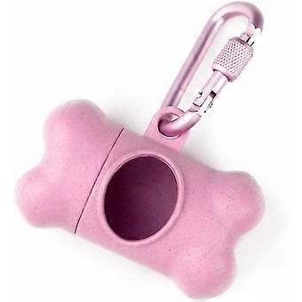 1 stk hund poop pose holder bærbare hund poop poser dispenser knogleformet poo pose dispenser