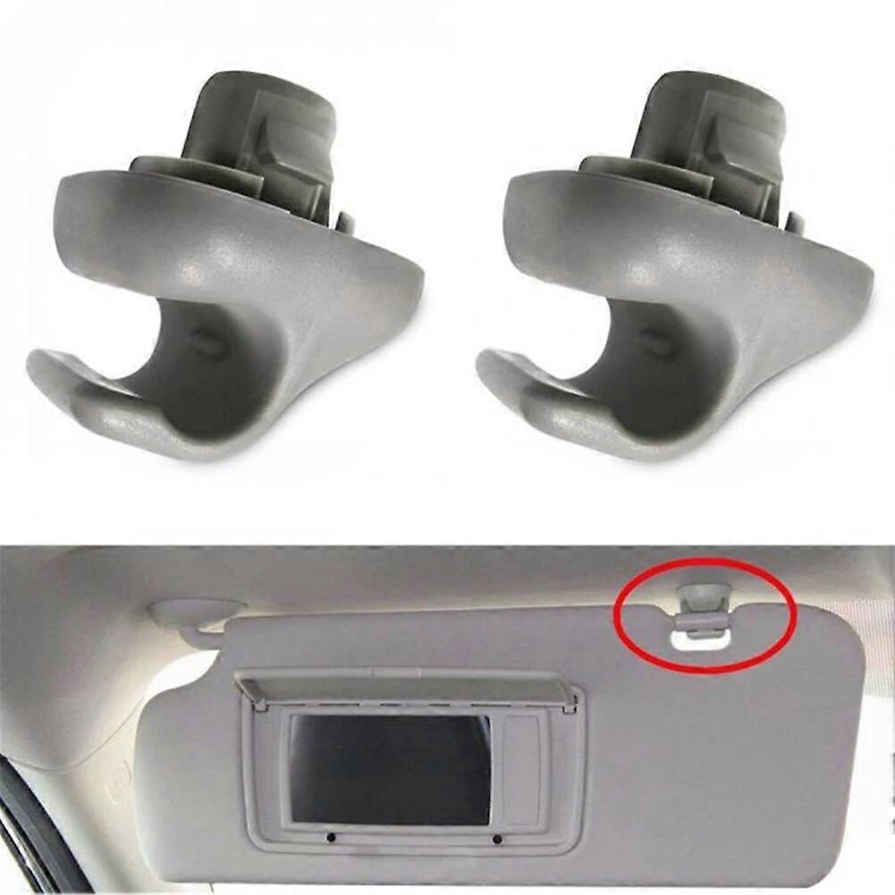 2Pc Car Sun Visor Clip Universal Replacement For Honda 98~07 Accord 96~04 Civic 07~11 CR~V 03~05 Element CSL2018 88217S01A01ZA ST1M237