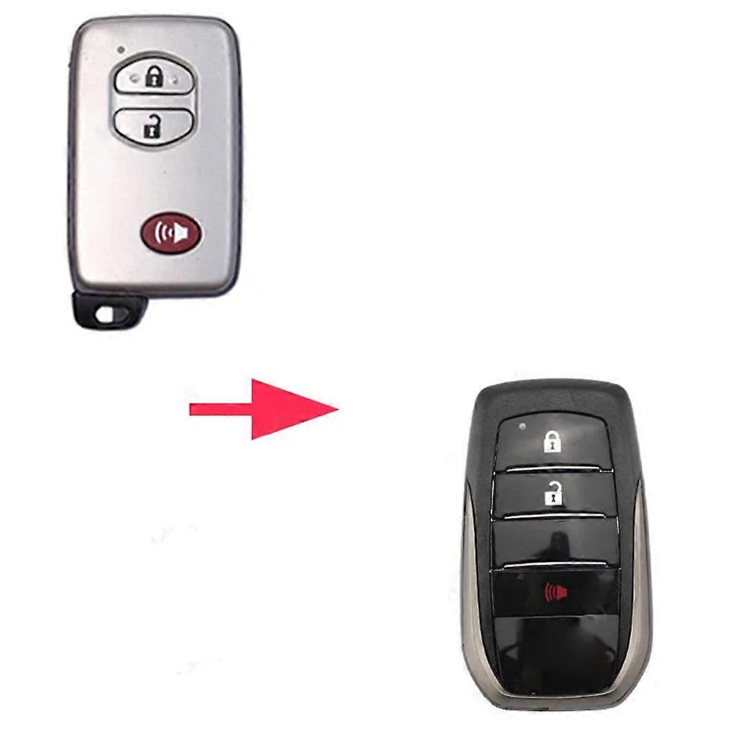 2/3/4 Button Modified Flip Key Case for Toyota 2008-2023 Land Cruiser 200 Prado 150 LC200 LC150 Remote Control Key Shell Upgrade