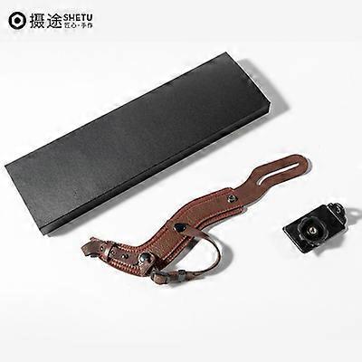 עבור חצובה לראש כדור P50 Arca-swiss Rrs Manfrotto Yunteng מצלמה רצועת יד חגורת יד רצועת יד רצועת יד עם 1/4 צלחת שחרור מהיר